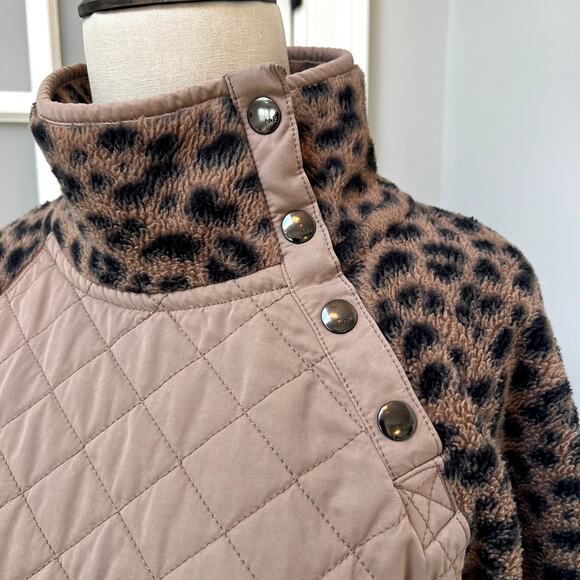 Abercrombie & Fitch Asymmetrical Snap-Up Fleece, Size Small - Picture 3 of 5